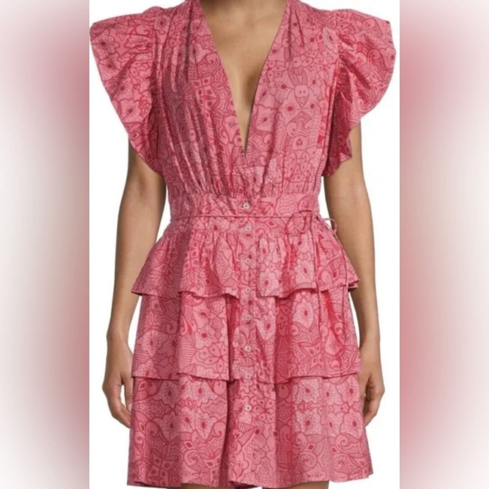NWT Ro’s Garden Hunan Floral Minidress, Size: M
